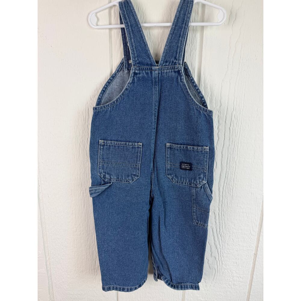 Vintage Carters Jean Overalls 18-24 Months Little Truck Logo - Picture 4 of 5